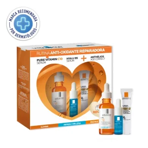 Pack La Roche Posay Serum Vitamina C 30Ml+Rxc Serum Hyalu B5 10Ml+Rxc Prot Solar Anth Age